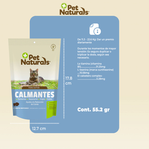 Pet Naturals Calmantes Naturales Masticables para Gato, 21 Piezas