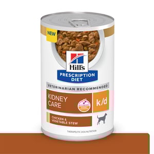 Hill's Prescription Diet k/d Alimento Húmedo Cuidado Renal para Perro Adulto Receta Pollo en Estofado, 354 g Hill's Prescription Diet k/d Alimento Húmedo Cuidado Renal para Perro Adulto Receta Pollo en Estofado, 354 g