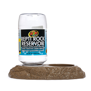 Zoo Med Repti Rock Reservoir Bebedero de Gravedad para Reptil, 650 ml Zoo Med Repti Rock Reservoir Bebedero de Gravedad para Reptil, 650 ml