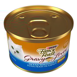 Fancy Feast Casserole Alimento Húmedo para Gato Receta de Pescado Blanco y Atún, 85 g
