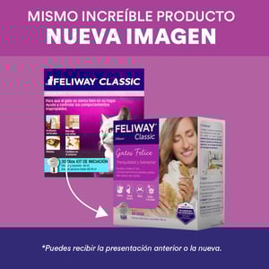 Feliway Classic Set Difusor y Repuesto con Efecto Calmante para Gato, 48 ml