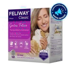 Feliway Classic Set Difusor y Repuesto con Efecto Calmante para Gato, 48 ml Feliway Classic Set Difusor y Repuesto con Efecto Calmante para Gato, 48 ml