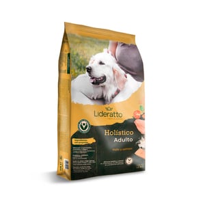 Lideratto Alimento Natural para Perro Adulto Raza Mediana / Grande Receta Pollo y Salmón, 15 kg