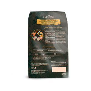 Lideratto Alimento Natural para Perro Adulto Raza Mediana / Grande Receta Pollo y Salmón, 15 kg