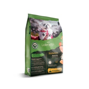 Lideratto Alimento Natural para Perro Adulto Raza Pequeña Receta Pollo y Salmón, 8 kg