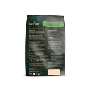 Lideratto Alimento Natural para Perro Adulto Raza Pequeña Receta Pollo y Salmón, 8 kg