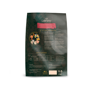 Lideratto Alimento Natural para Perro Senior Raza Pequeña Receta Pollo y Salmón, 8 kg