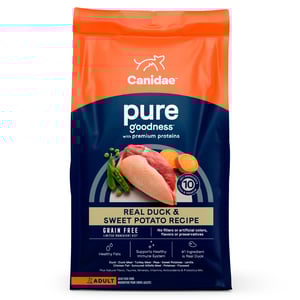 Canidae Pure Alimento Natural sin Granos para Perro Adulto Receta Pato y Camote, 9.9 kg Canidae Pure Alimento Natural sin Granos para Perro Adulto Receta Pato y Camote, 9.9 kg