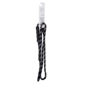 Good2Go Correa Reflejante de Cuerda Trenzada Color Negro con Herraje Metálico para Perro, 1.8 m
