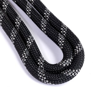 Good2Go Correa Reflejante de Cuerda Trenzada Color Negro con Herraje Metálico para Perro, 1.8 m