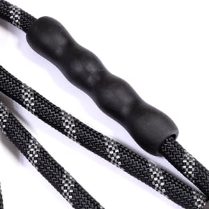 Good2Go Correa Reflejante de Cuerda Trenzada Color Negro con Herraje Metálico para Perro, 1.8 m