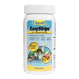 Tetra Easy Strips Pruebas 6en1 para Acuario, 100 Reactivos Tetra Easy Strips Pruebas 6en1 para Acuario, 100 Reactivos