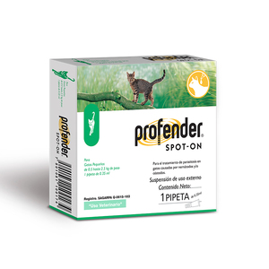 Profender Spot-On Pipeta Desparasitante Intestinal para Gatito Profender Spot-On Pipeta Desparasitante Intestinal para Gatito