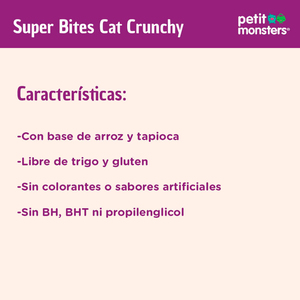 Petit Monsters Premio Super Bites Crunchy para Gato, 85 g