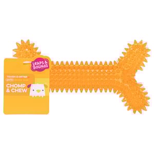 Leaps & Bounds Juguete Hueso Masticable con Picos y Sonido Colores Surtidos para Perro, Grande Leaps & Bounds Juguete Hueso Masticable con Picos y Sonido Colores Surtidos para Perro, Grande