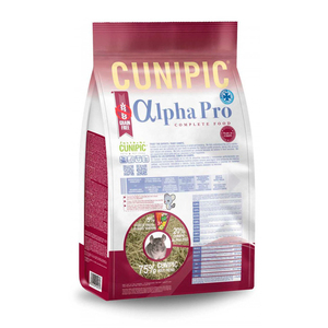 Cunipic Alpha Pro Alimento Completo para Chinchilla Todas las Edades, 500 g