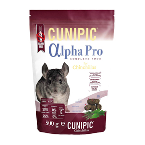 Cunipic Alpha Pro Alimento Completo para Chinchilla Todas las Edades, 500 g Cunipic Alpha Pro Alimento Completo para Chinchilla Todas las Edades, 500 g