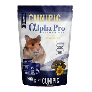 Cunipic Alpha Pro Alimento Completo para Hámster Todas las Edades, 500 g Cunipic Alpha Pro Alimento Completo para Hámster Todas las Edades, 500 g