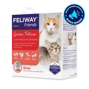 Feliway Friends Set Difusor y Repuesto para Gato, 48 ml Feliway Friends Set Difusor y Repuesto para Gato, 48 ml