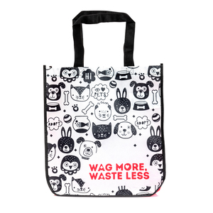 Petco Doodle Print Bolsa Reutilizable Multipropósito Diseño Garabatos para Perro, MultiColor