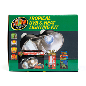 Zoo Med Paquete de Foco Tropical Uvb 5.0 & Lámpara Calefactora, 60 Watts
