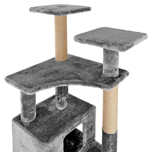 You & Me Mueble Tipo Árbol Deluxe Ultra Resistente con 7 Niveles para Gato