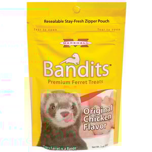 Marshall Pet Bandits Bocadillos Premio Sabor a Pollo para Hurón, 85 g Marshall Pet Bandits Bocadillos Premio Sabor a Pollo para Hurón, 85 g