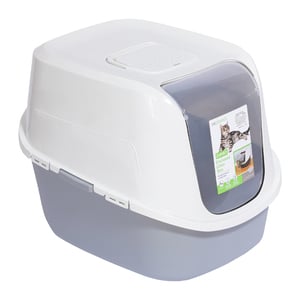 Sophresh Arenero Jumbo con Tapa y Filtro para Gato, Azul Sophresh Arenero Jumbo con Tapa y Filtro para Gato, Azul