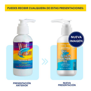 Catswell Wild Alaska Aceite de Salmón para Gato, 118 ml