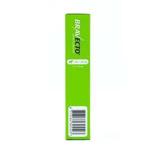 Bravecto Spot-On Pipeta Antiparasitaria para Perro Mediano, 10 a 20 kg