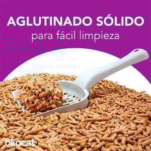 Ökocat Less Mess Sustrato Natural Aglutinante en Mini-Pellets para Gato, 4.4 kg
