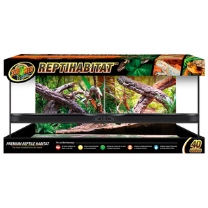 Zoo Med Terrario Frontal para Reptil, 91 cm Largo x 45 cm Ancho x 45 cm Alto Zoo Med Terrario Frontal para Reptil, 91 cm Largo x 45 cm Ancho x 45 cm Alto