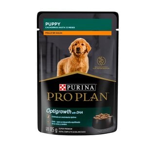 Pro Plan Puppy Optigrowth Alimento Húmedo para Cachorro Receta Pollo en Salsa, 85 g Pro Plan Puppy Optigrowth Alimento Húmedo para Cachorro Receta Pollo en Salsa, 85 g