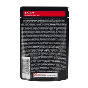 Pro Plan Optiprebio Alimento Húmedo para Gato Adulto Receta Pollo en Salsa, 85 g