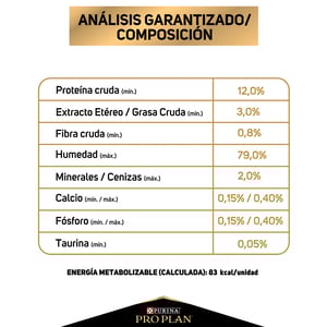 Pro Plan Optiprebio Alimento Húmedo para Gato Adulto Receta Pollo en Salsa, 85 g