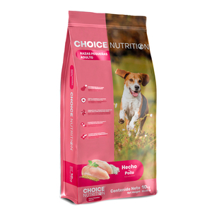 Choice Nutrition Alimento Avanzado Seco para Perro Adulto Razas Pequeñas Receta Pollo, 10 kg