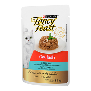 Fancy Feast Goulash Alimento Húmedo para Gato Adulto Receta Pavo, 85 g