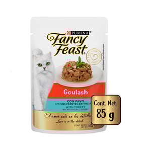 Fancy Feast Goulash Alimento Húmedo para Gato Adulto Receta Pavo, 85 g Fancy Feast Goulash Alimento Húmedo para Gato Adulto Receta Pavo, 85 g