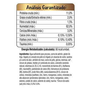 Fancy Feast Petit Filets Alimento Húmedo para Gato Adulto Receta Salmón, 85 g