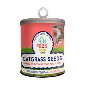 Un Dos Treats Catgrass Seeds Semillas de Pasto de Trigo para Gato, 150 g Un Dos Treats Catgrass Seeds Semillas de Pasto de Trigo para Gato, 150 g