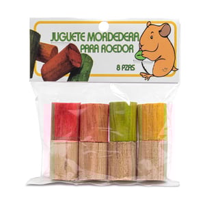 Yolcame Masticable Cilindros para Pequeños Mamíferos, 8 Piezas Yolcame Masticable Cilindros para Pequeños Mamíferos, 8 Piezas