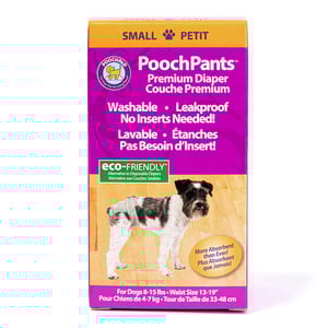 Pooch Pad Products Pants Pañal Reutilizable para Perro Hembra, Chico Pooch Pad Products Pants Pañal Reutilizable para Perro Hembra, Chico