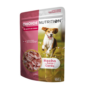 Choice Nutrition Alimento Avanzado Húmedo para Perro Adulto Todas las Razas Receta Cerdo, 100 g