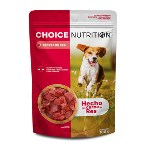 Choice Nutrition Alimento Avanzado Húmedo para Perro Adulto Todas las Razas Receta Res, 100 g Choice Nutrition Alimento Avanzado Húmedo para Perro Adulto Todas las Razas Receta Res, 100 g