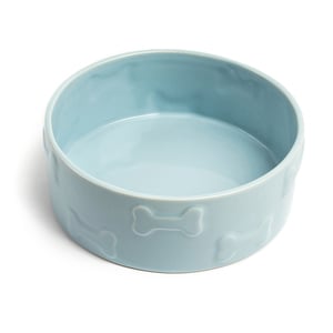 ParkLife Manor Blue Tazón de Cerámica Azul Diseño Huesitos para Perro, 8 Tazas ParkLife Manor Blue Tazón de Cerámica Azul Diseño Huesitos para Perro, 8 Tazas