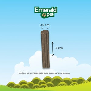 Emerald Pet Dental Stixx Premios Dentales Naturales Receta Salmón y Calabaza para Gato, 102 g