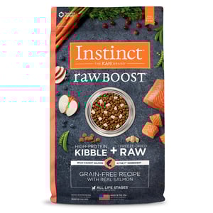 Instinct Raw Boost Alimento Seco Natural para Perro Todas las Etapas de Vida Receta Salmón, 1.8 kg Instinct Raw Boost Alimento Seco Natural para Perro Todas las Etapas de Vida Receta Salmón, 1.8 kg