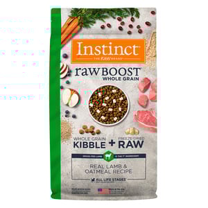 Instinct Raw Boost Alimento Seco Natural con Cereales Integrales para Perro Todas las Etapas de Vida Receta Cordero y Avena, 2 kg Instinct Raw Boost Alimento Seco Natural con Cereales Integrales para Perro Todas las Etapas de Vida Receta Cordero y Avena, 2 kg
