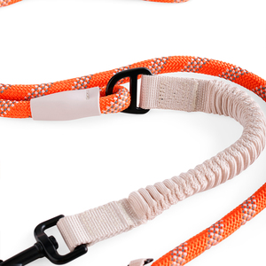 Backcountry Correa de Cuerda con Absorción de Impacto para Correr Color Naranja para Perro, 1.8 m