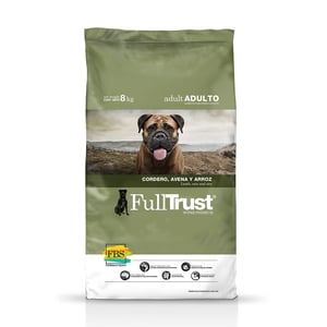 FullTrust Alimento Seco para Perro Adulto Raza Grande Receta Cordero, Avena y Arroz, 8 kg FullTrust Alimento Seco para Perro Adulto Raza Grande Receta Cordero, Avena y Arroz, 8 kg